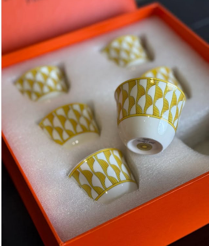 hermes yellow arabic coffee
